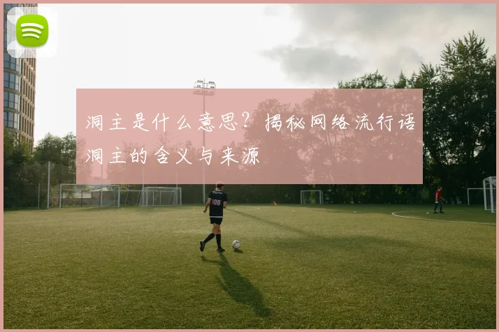 洞主是什么意思？揭秘网络流行语洞主的含义与来源